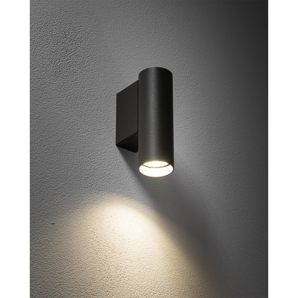 Бра, настенный светильник Nowodvorski 10889 Fourty Wall S GU10 1x10W IP20 темно-серый - фото №1