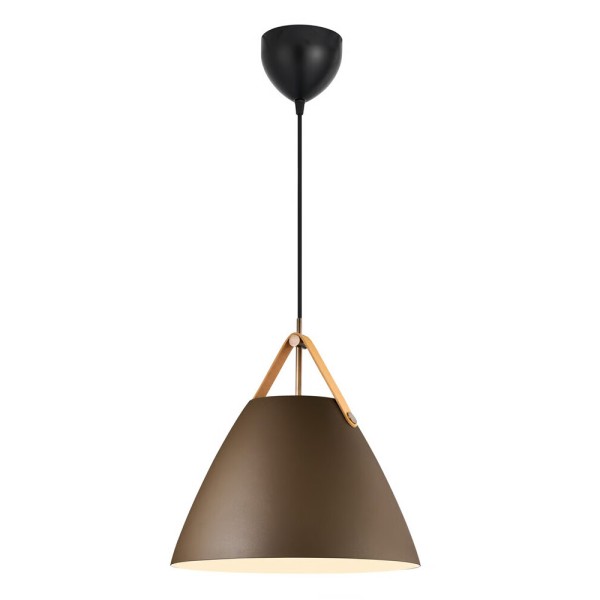 Подвесной светильник, люстра Nordlux 84343009 Strap E27 1x40W IP20 коричневый