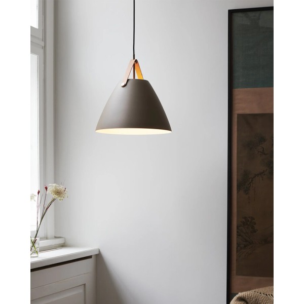 Подвесной светильник, люстра Nordlux 84343009 Strap E27 1x40W IP20 коричневый - фото №1