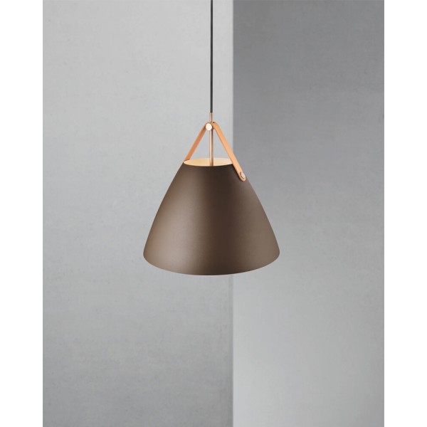 Подвесной светильник, люстра Nordlux 84343009 Strap E27 1x40W IP20 коричневый - фото №2