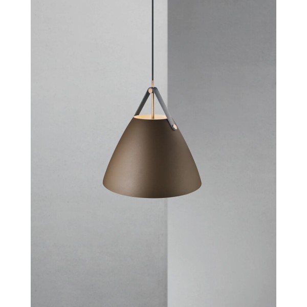 Подвесной светильник, люстра Nordlux 84343009 Strap E27 1x40W IP20 коричневый - фото №3