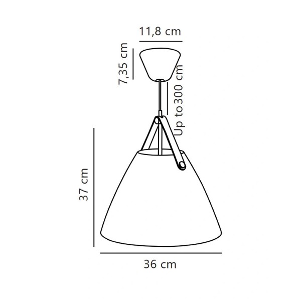 Подвесной светильник, люстра Nordlux 84343009 Strap E27 1x40W IP20 коричневый - фото №4