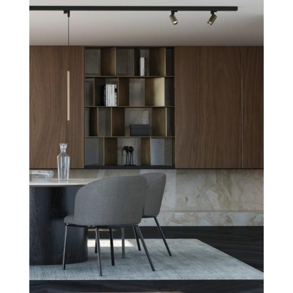 Трековий світильник Nowodvorski 10237 CTLS Mono GU10 1x10W IP20 латунний - фото №1