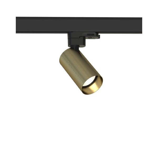 Трековий світильник Nowodvorski 10237 CTLS Mono GU10 1x10W IP20 латунний - фото №3