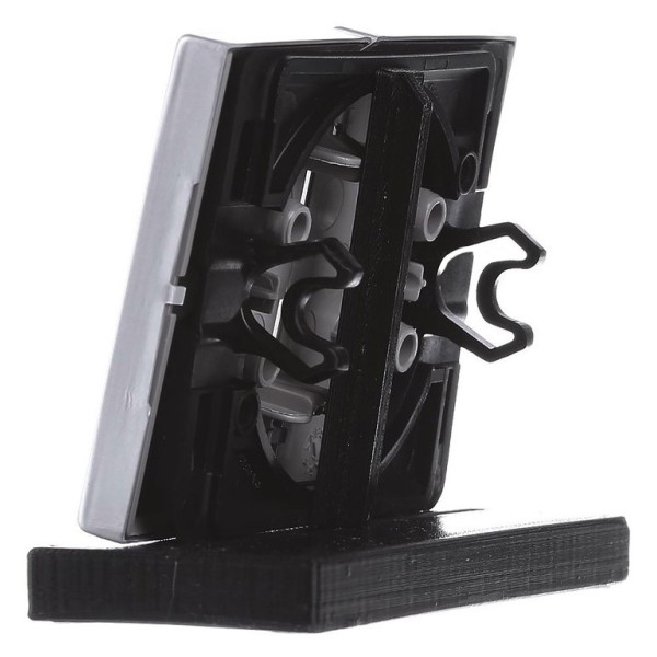 Двоклавішна клавіша вимикача Berker K.5 14357003 (алюміній) - фото №2