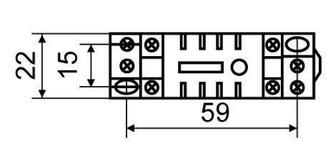 Роз'єм Аско-Укрем PTF08A-E під реле LY2 (A0090060001) - фото №1