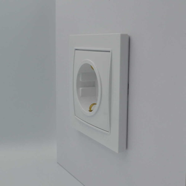 Розетка Nilson Thor біла 1-на з заземленням ( 27111017 ) - фото №2