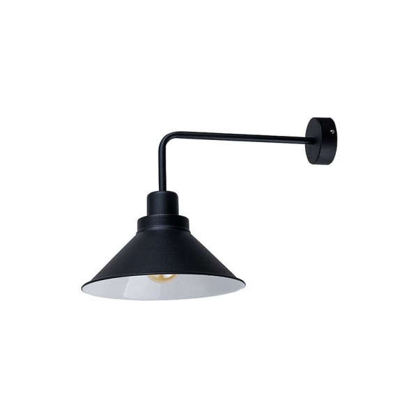 Бра, настінний світильник Nowodvorski 9151 Craft E27 1x25W IP20 чорний
