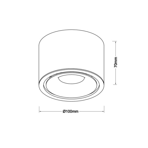 Точковий світильник Azzardo AZ6033 Costa LED 1x12W 3000K/4000K/6000K 720Lm IP20 чорний - фото №2