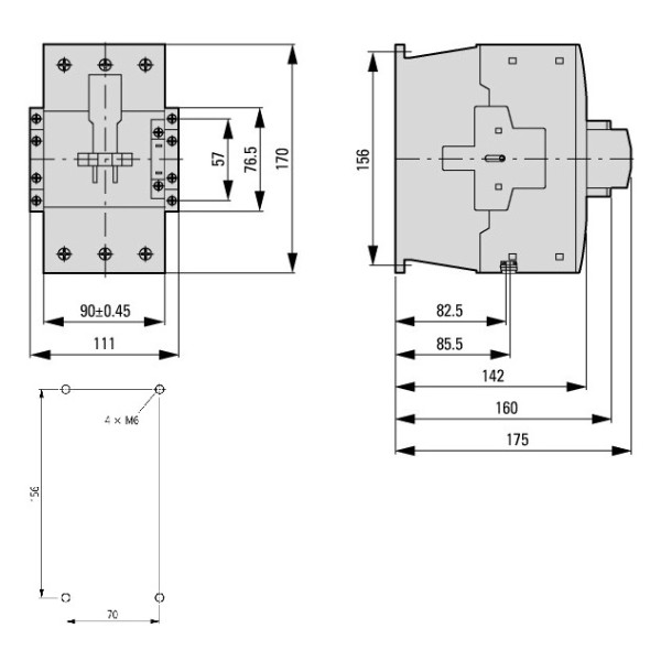 Контактор Schrack LTD39533 400В 45кВт розмір 3 котушка 230В AC - фото №6
