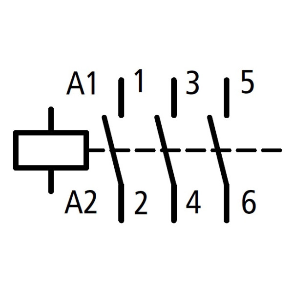 Контактор Schrack LTD39533 400В 45кВт розмір 3 котушка 230В AC - фото №8