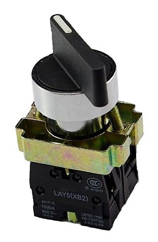 Переключатель TNSy XB2-BJ53 1NO+1NO «I-0-II» длинная рукоядка с самовозвратом (TNSy5500271)