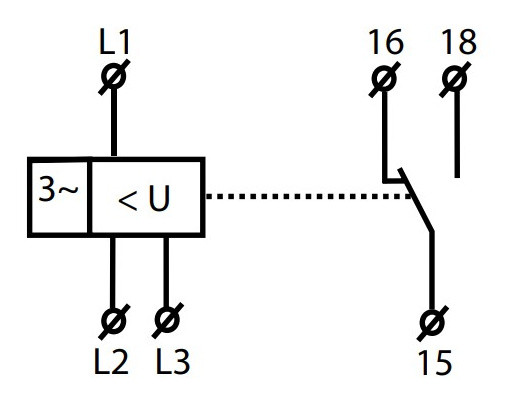 Реле контролю фаз HRN-57 - фото №1