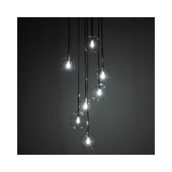 Підвісний світильник, люстра TK Lighting 5362 Nilos G9 7x6W IP20 Чорний - фото №1