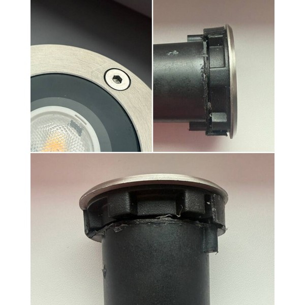 Уличный светильник Nowodvorski 34454 Mon LED 1x2W 3000K 100Lm IP67 серебристый - фото №1