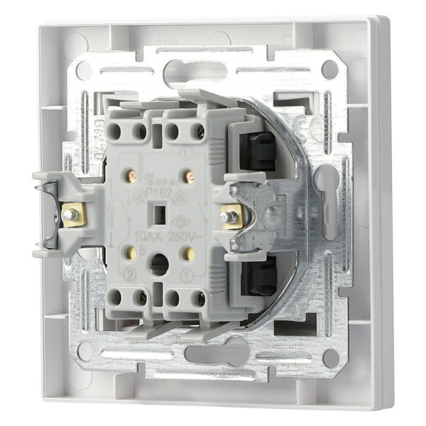 Вимикач 2-кл. білий Asforа, EPH0300121 - фото №3