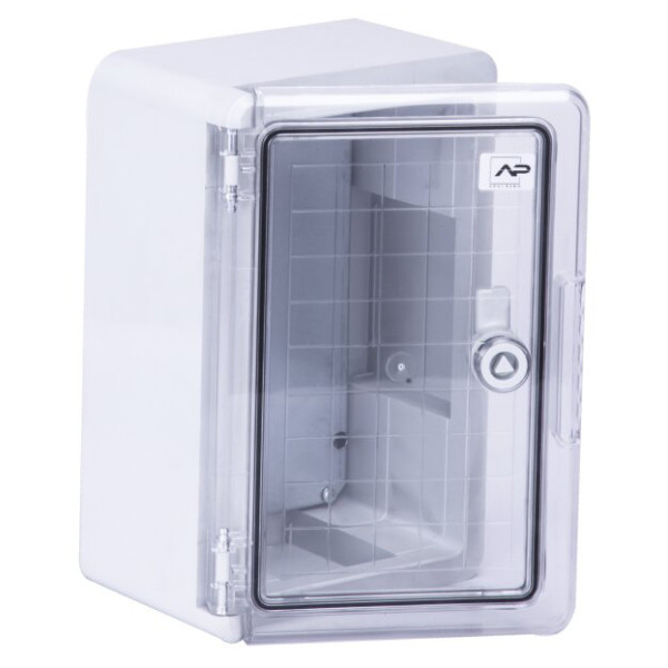 Ударопрочный шкаф ADAL PANO MD9021 200x300x130мм ABS с монтажной панелью и прозрачной дверцей IP65