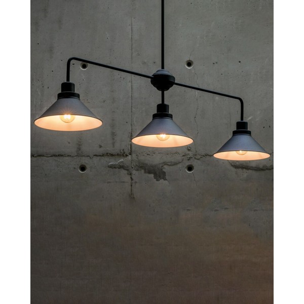 Подвесной светильник, люстра Nowodvorski 9150 Craft E27 3x25W IP20 черный - фото №1