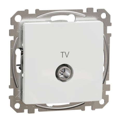 Кінцева TV-розетка 4 дБ Schneider Electric Sedna Design & Elements біла SDD111471