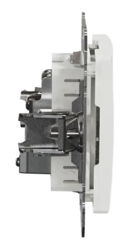 Кінцева TV-розетка 4 дБ Schneider Electric Sedna Design & Elements біла SDD111471 - фото №2