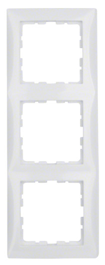 Рамка 3-местная полярная белизна Berker S.1
