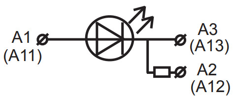 Сигнальный светодиод Elko-ep USS-15 AC 230В, AC/DC 24В (синий) - фото №1
