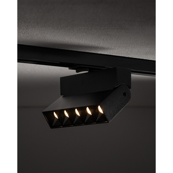 Трековий світильник Nowodvorski 7621 Profile Focus LED 1x10W 3000K 600Lm IP20 чорний - фото №1