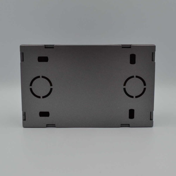 Розетка Nilson Themis антрацит 2-на з заземленням ( 26161025 ) - фото №3