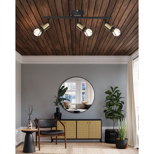 Спот Reality 841503-32 Mahavi E14 3x40W IP20 Bl - фото №2