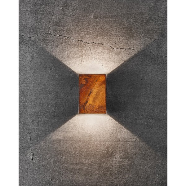 Вуличний світильник Nordlux 2019041038 Fold LED 1x7.5W 3000K 225Lm IP54 іржа - фото №1