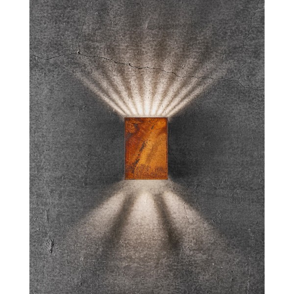 Вуличний світильник Nordlux 2019041038 Fold LED 1x7.5W 3000K 225Lm IP54 іржа - фото №3