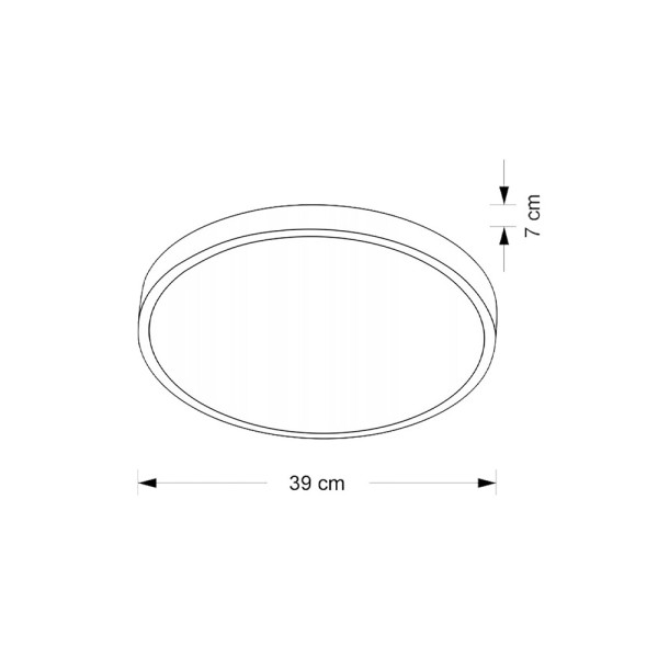 Светильник потолочный Goldlux 318008 Kern Led 1x24W 4000K 2500Lm IP20 Gold - фото №2
