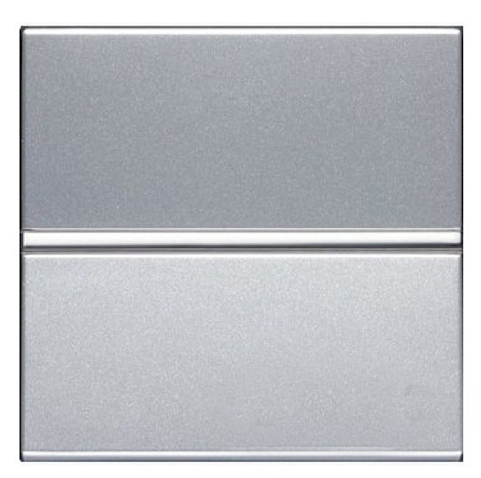 Одноклавишный перекрестный выключатель ABB Zenit N2210 PL 2М (серебро)