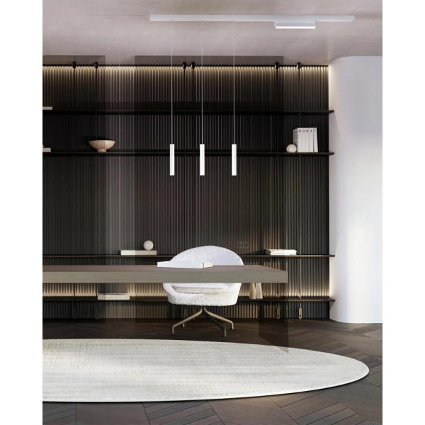 Магнітний трековий світильник Nowodvorski 11641 LVM Roller LED 1x9W 4000K 680Lm IP20 білий - фото №2