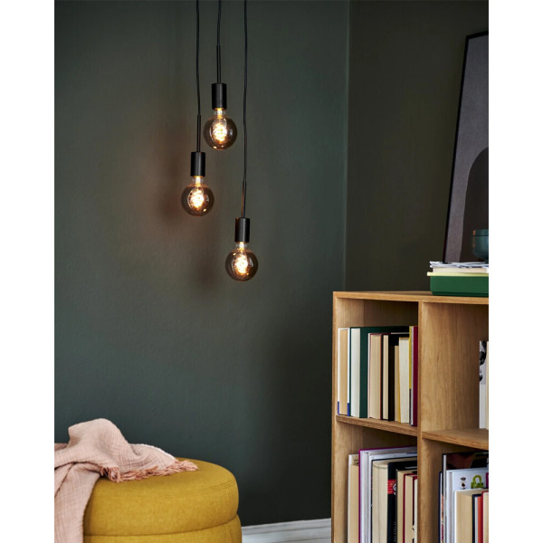 Подвесной светильник, люстра Nordlux 2112063003 Paco E27 3x25W IP20 черный - фото №1