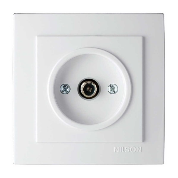 Розетка Nilson Touran біла 1-на SAT F-роз'єм ( 24111065 )