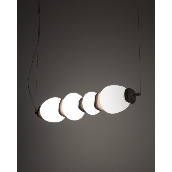 Подвесной светильник, люстра Nowodvorski 11700 Ceramic Horizontal LED 1x22W 3000K 1750Lm IP20 белый - фото №1