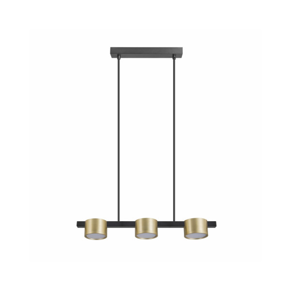 Подвесной светильник, люстра над столом, барной стойкой Goldlux 327321 Mirella GX53 3x6W IP20 Золотой