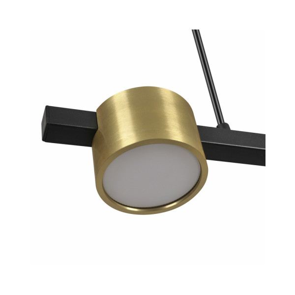 Подвесной светильник, люстра над столом, барной стойкой Goldlux 327321 Mirella GX53 3x6W IP20 Золотой - фото №3