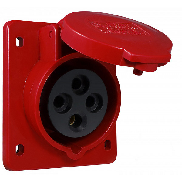 Силовой разъем Аско-Укрем ГВ 3Р+РЕ 32А/4 (424) (A0080030005)