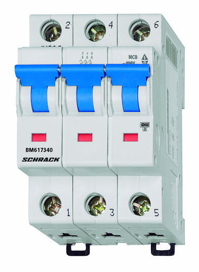 Автоматичний вимикач Schrack BM617340 6кА 40А 3P C