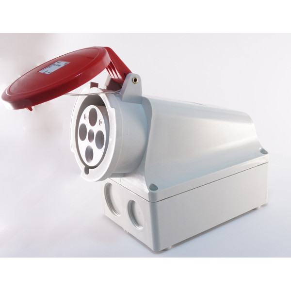 Накладной силовой разъем WALTHER WL161406 (3P+E) 63А 380V IP44 - фото №4