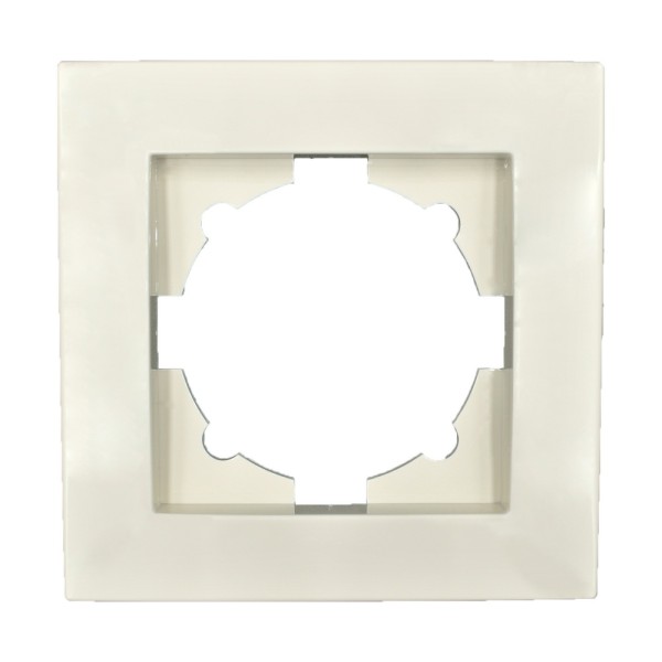 Рамка ELBI VEGA кремова 1-на (510-010300-271)