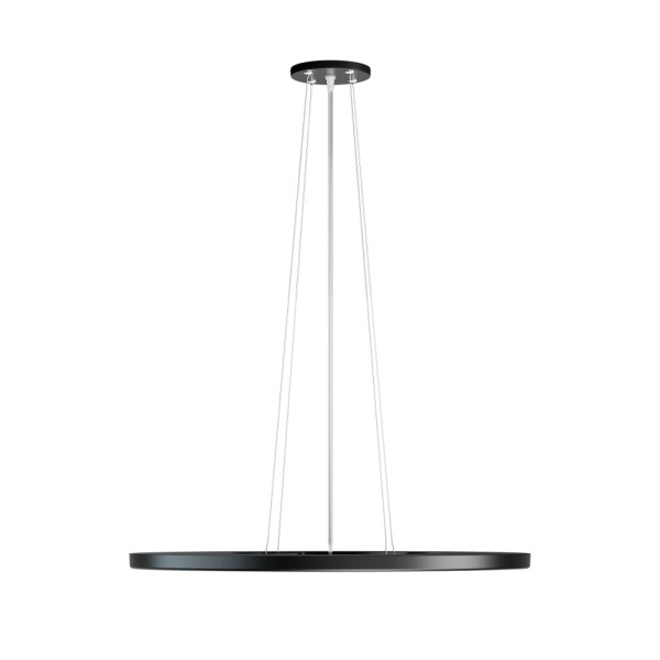 Подвесной светильник, люстра светодиодная Italux PND-72843-480R-36W-BL Manito LED 1x36W 2800K/4000K/6000K 4300Lm IP40 черный - фото №2