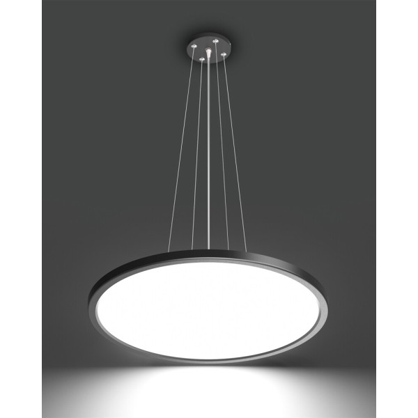 Подвесной светильник, люстра светодиодная Italux PND-72843-480R-36W-BL Manito LED 1x36W 2800K/4000K/6000K 4300Lm IP40 черный - фото №4