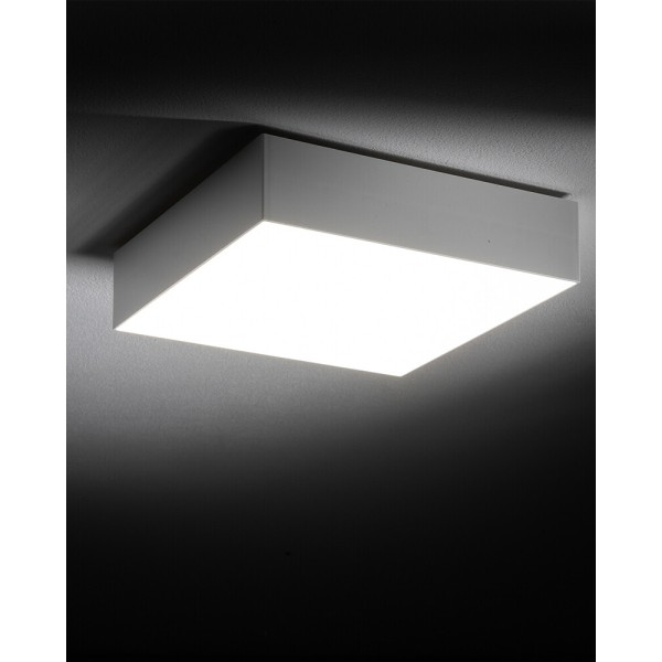 Потолочный светильник Nowodvorski 10430 Lid Square LED 1x25W 4000K 2100Lm IP20 белый - фото №1