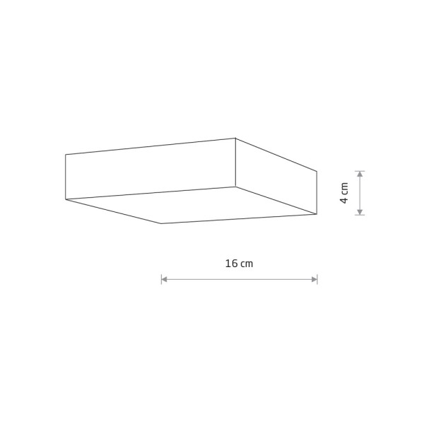 Потолочный светильник Nowodvorski 10430 Lid Square LED 1x25W 4000K 2100Lm IP20 белый - фото №4