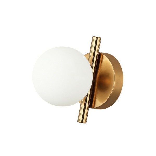 Бра, настенный светильник Italux WL-5622-1-BRO-W Reverso G9 1x25W IP20 латунный