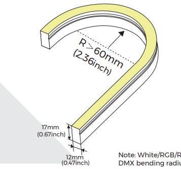 Гнучкий неон COLORS 24V-IP67 10W 669Lm 4000K 5м (AFS1217-NW) - фото №2