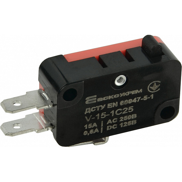 Конечный мини-выключатель Аско-Укрем V-15-1C25 (A0050040025) - фото №1